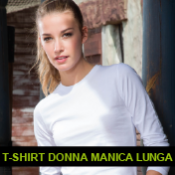 T-SHIRT DONNA MANICA LUNGA