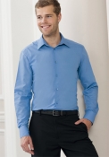 Camicia Popeline uomo manica lunga