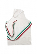 GREMBIULE CON LACCI TRICOLORE