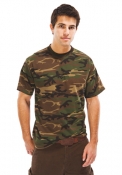 Maglia girocollo Camouflage
