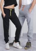 Pantalone unisex in felpa con tasca marsupio