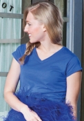 Regular lady v-neck