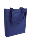 Shopper in TNT 70g termosaldato, manici lunghi e soffietto